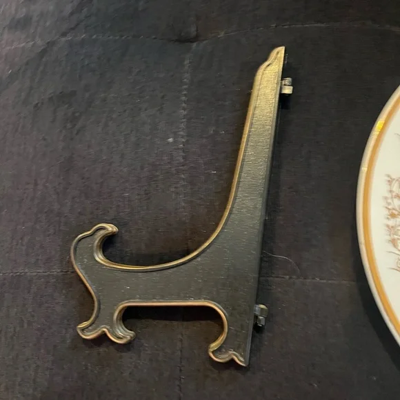 Gold Trimmed Anniversary Plate - Picture 5 of 6